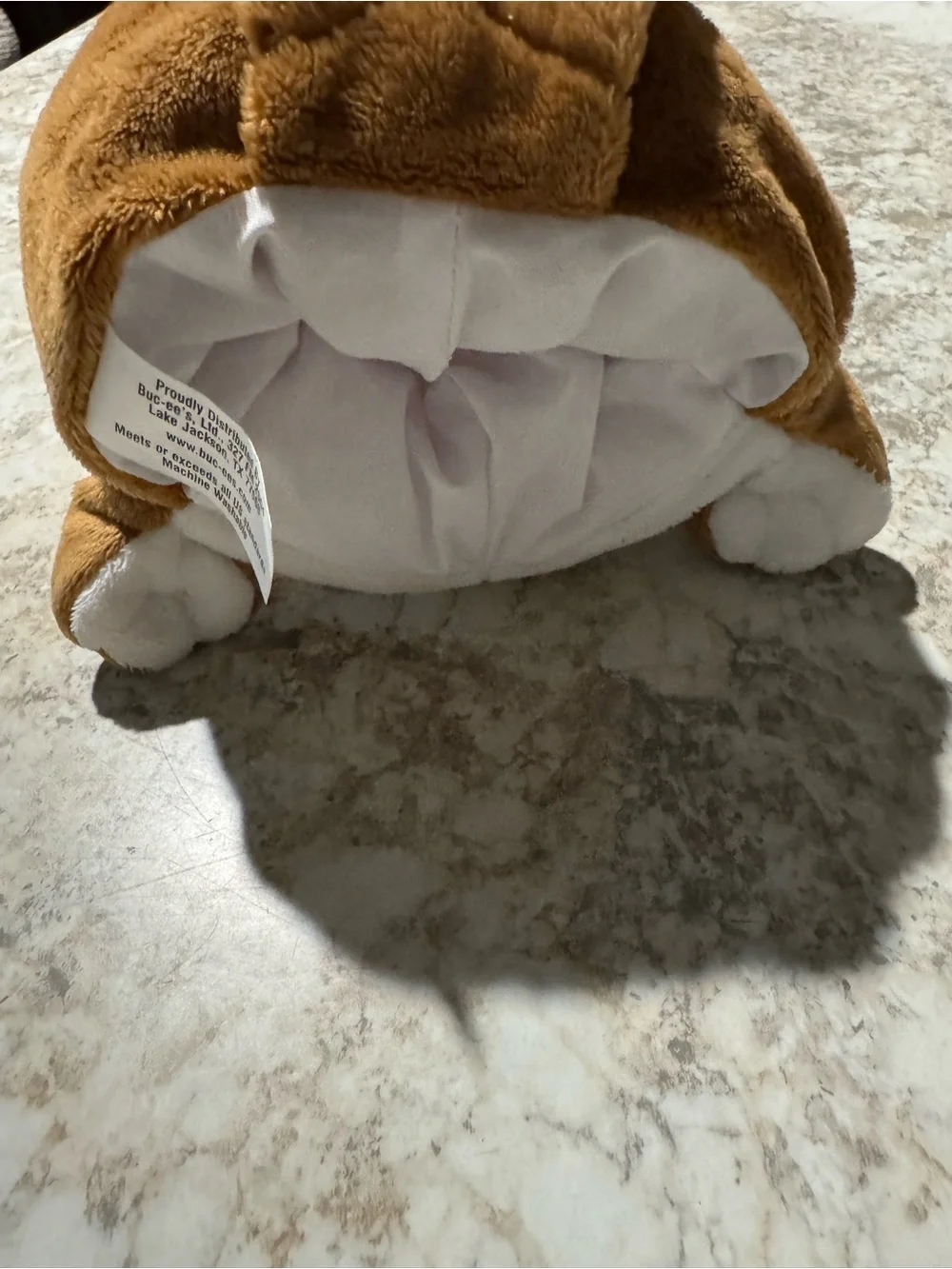 Buc - ees Beaver Hand Puppet Plush Stuffed Animal Toy Jag NWT